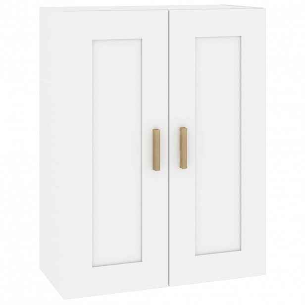 vidaXL Nástěnná skříňka bílá 69,5 x 32,5 x 90 cm kompozitní dřevo