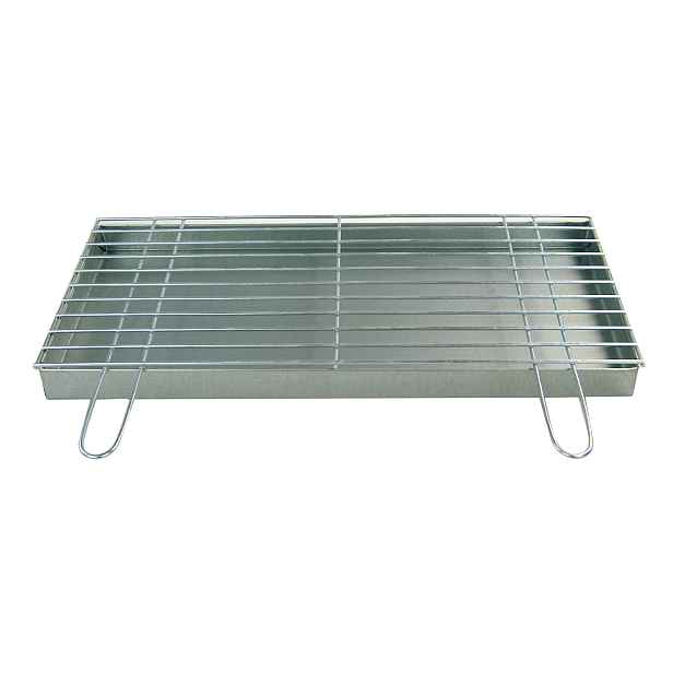 Rošt pro stavbu grilu 54x34 cm 4 mm popelník
