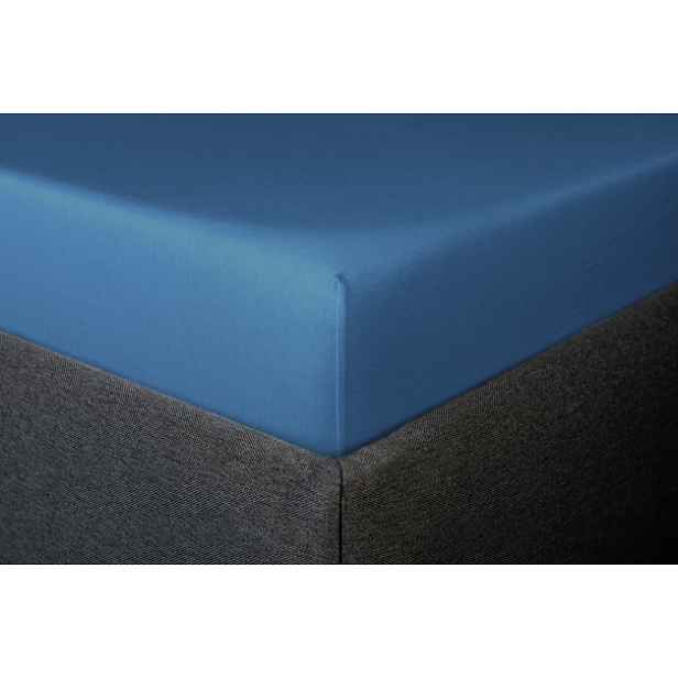 Prostěradlo Klinmam Jersey 140-160x200 cm, modrá