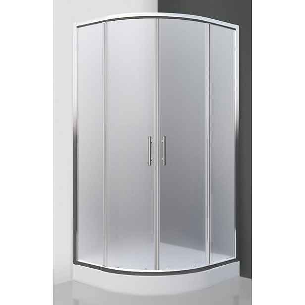 Roltechnik HOUSTON NEO/ 800 čtvrtkruhový sprchový kout 80 x 80 x 190 cm; matné sklo