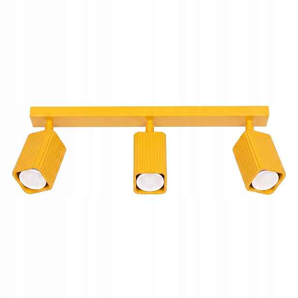 Sollux Lighting Rayo stropní svítidlo žlutá lišta 45 cm 3xGU10 10 W