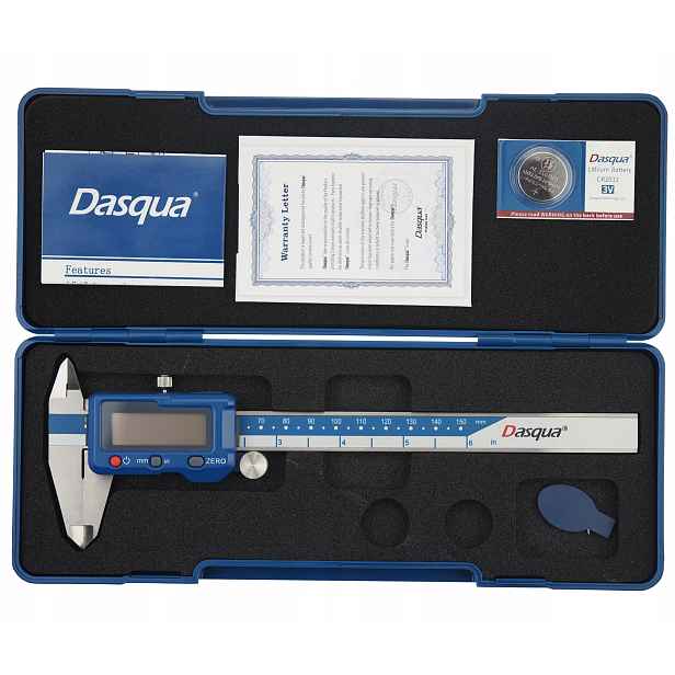 Elektronické posuvné měřítko Dasqua 150 mm 0.01 mm Premium