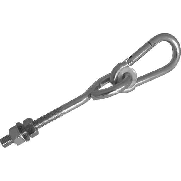 Hák houpačkový s karabinou M12 230 mm