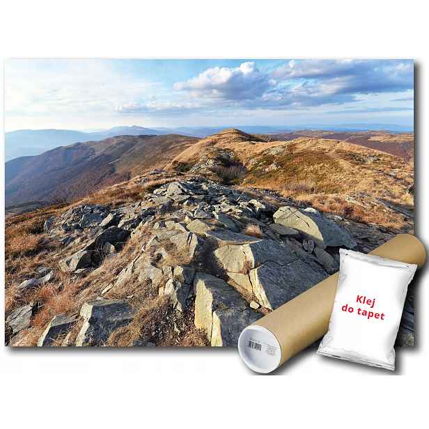 Vinylová fototapeta Hory Bieszczady Hřeben 152x104
