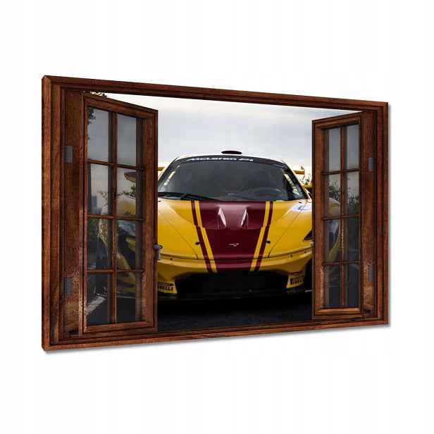 Obrazy 90x60 Žluté sportovní auto