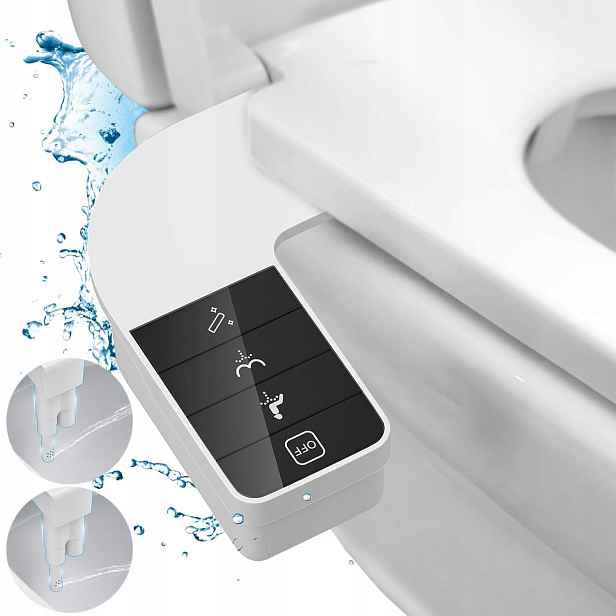 Bidet S 2 Režimy Čištění Pro Starší Těhotné Ženy A Osoby Se Zácpou