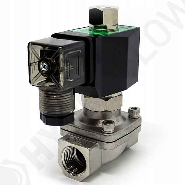 Elektrohydraulický ventil 1/2 No Viton nerezový 230 V