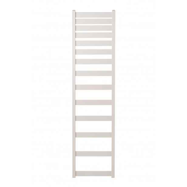 Instalprojekt BELTI Koupelnový radiátor 400 × 1573 mm; výkon 491 W; Bílý (C35 white silk) - Hopa