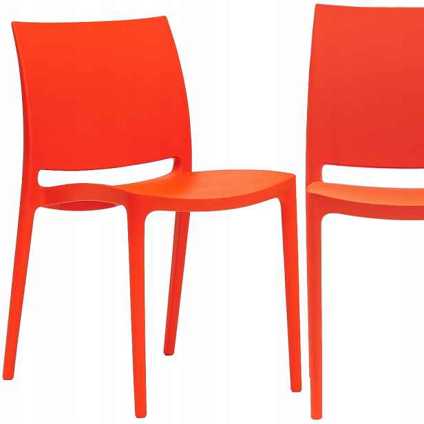 Kancelářské Kavárenské Křeslo Banketové Zahradní Rest Orange