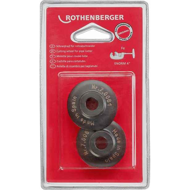 Řezací kolečka pro ocel Enorm 4" 2 ks 70061D Rothenberger