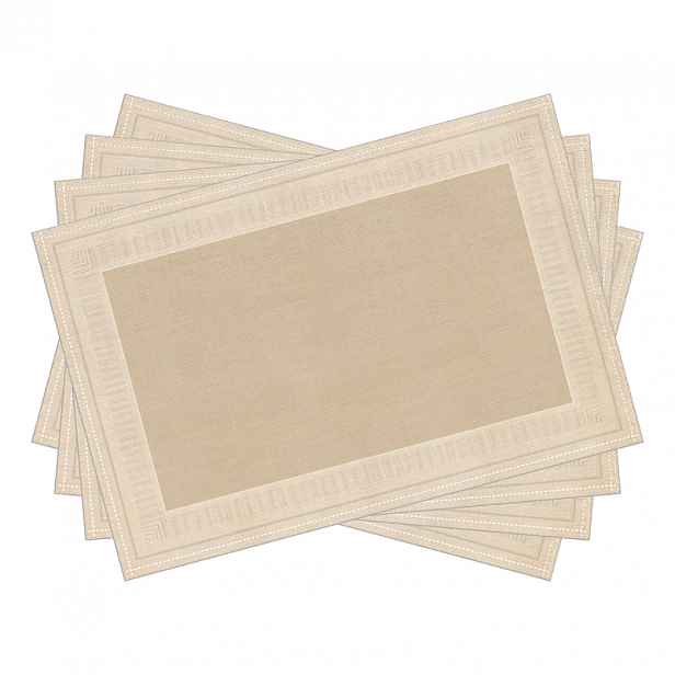 TEMU 4/6/8 ks Moderní minimalistické podložky na stůl, 34 x , obdélníkové geometrické a okrajové vzory, kuchyně, jídelna, domácí dekorace, párty,