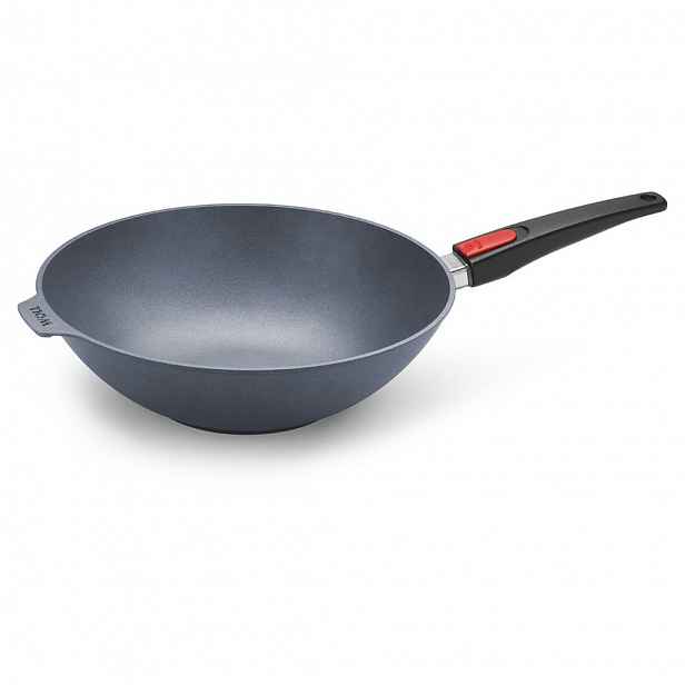 Nepřilnavý wok Woll Diamond Lite s odnímatelnou rukojetí, 32 cm