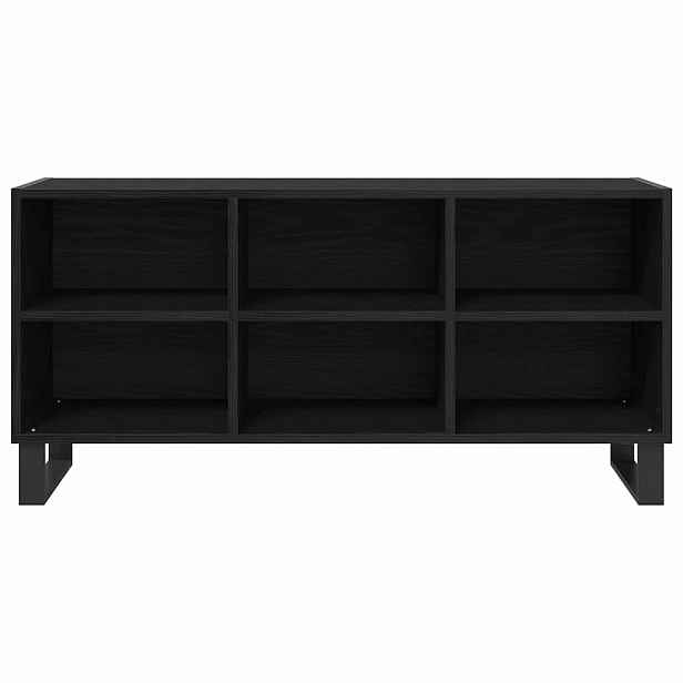 vidaXL Televizní skříň 103,5 x 30 x 50 cm Černý dub Kompozitní dřevo