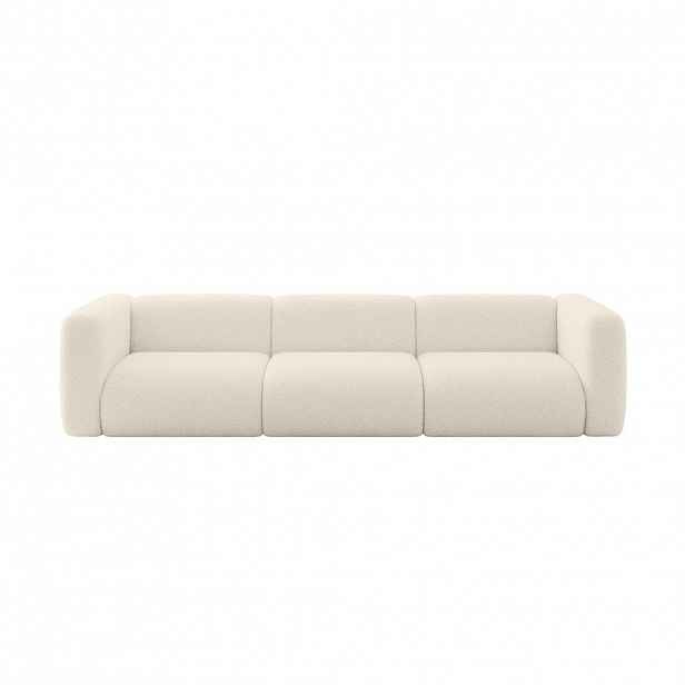 ALTDECOR MODULÁRNÍ pohovka MIRA-S2, 3místná, 319 × 89 × 70 cm, béžová, bouclé