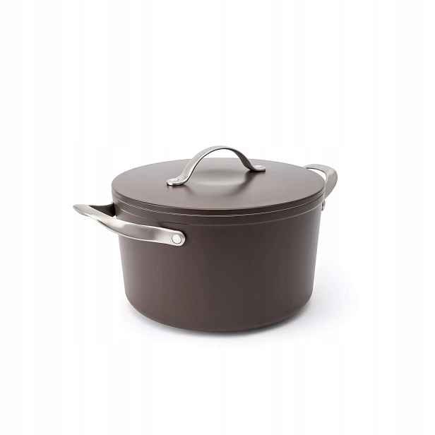 Elmich Nepřilnavý keramický hrnec Zen Ø 24 cm (5,5 l) hnědá