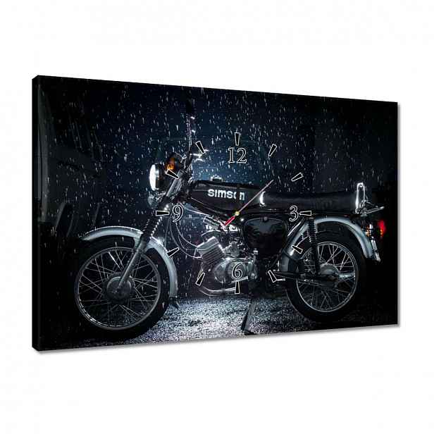 Hodiny 60x40 Černé Simson