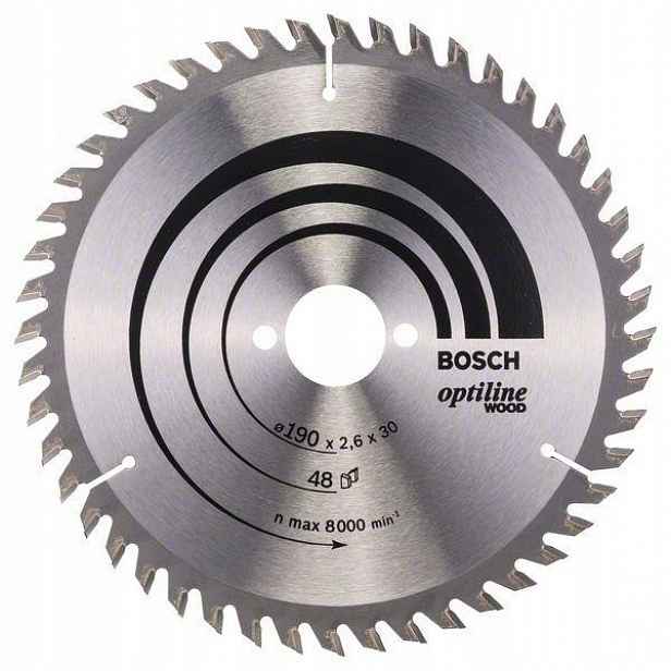Kotoučová Pila-h Optiline Wood 190*2,6*30/Z48
