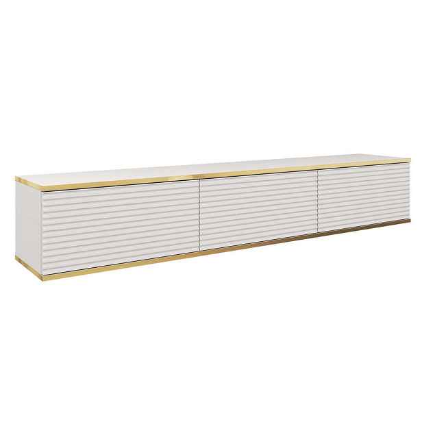 MASSENO TV STOLEK VENEZIA, 175/30/32 cm, bílý