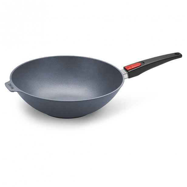 Nepřilnavý wok Woll Diamond Lite s odnímatelnou rukojetí, 32 cm