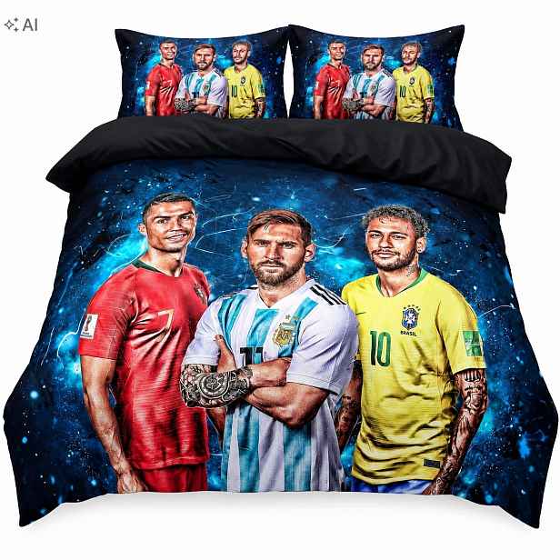 Povlečení Povlak Na Přikrývku polštáře 200x135 80x80 fotbalová chlapecká obuv