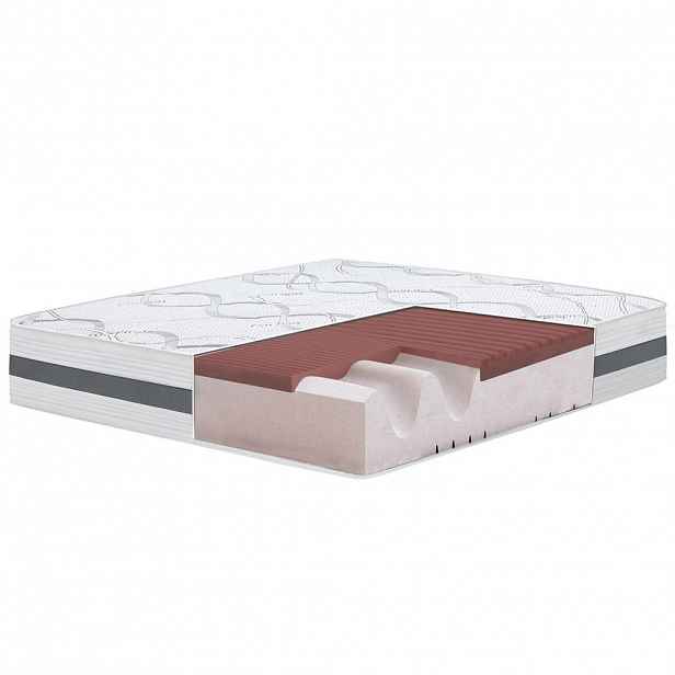 The White Stone MEMORY Foam Matrace 150x200 cm Výška 27 cm ; Hypoalergenní a Prodyšný Potah ; Ortopedické Přizpůsobivé Vlastnosti ; Středně Tvrdá