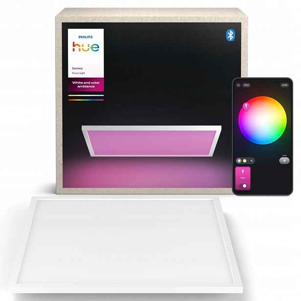 Led panel Stropní Svítidlo 60x60 White and Color Ambiance Surimu Philips Hue