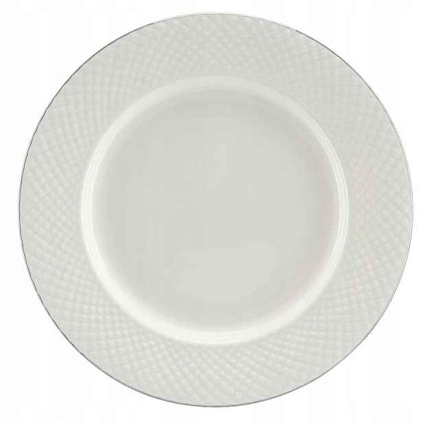 Villa Italia Talíř mělký 27 cm Bari Platin