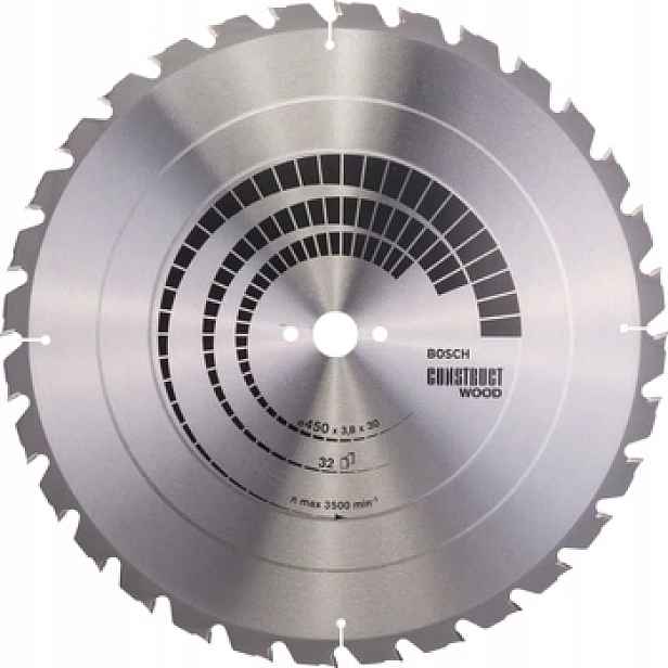 Bosch pilový kotouč Construct Wood 450x30x3,8 mm 2608640694