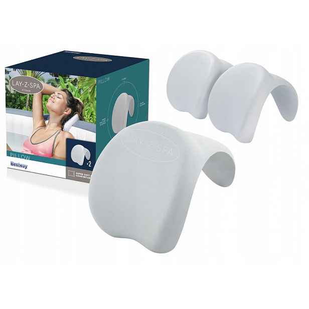 Polštář na opěrku hlavy do vířivky, ergonomický, polyuretanový, 2 ks