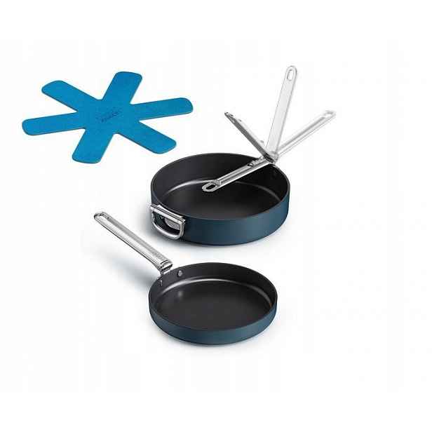 Sada Pánví Joseph Joseph Space 24 cm 28 cm Skládací držáky Non-Stick