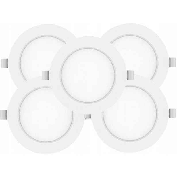 5x Led zapuštěný panel 3W Objímka 3000K pro závěsný strop pro M-System