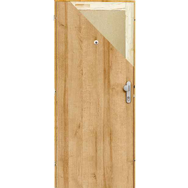 Bezpečnostní dveře BT 2, 80 L, Dub ST CPL