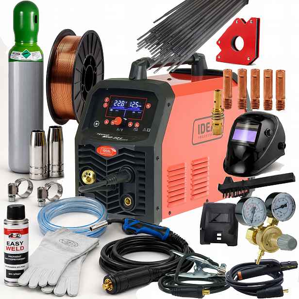 Svařovač Migomat Ideal 221 poloautomatický svařovací set 1