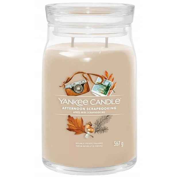 Yankee candle Signature 2 knoty Afternoon Scrapbooking 567 g 567 g