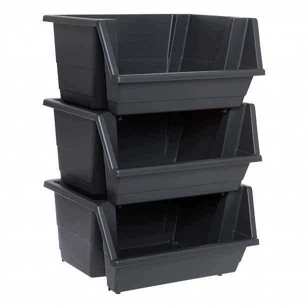 Zásuvkový Organizér 3-ÚROVŇOVÝ Plast 45X41X66 CM Černý