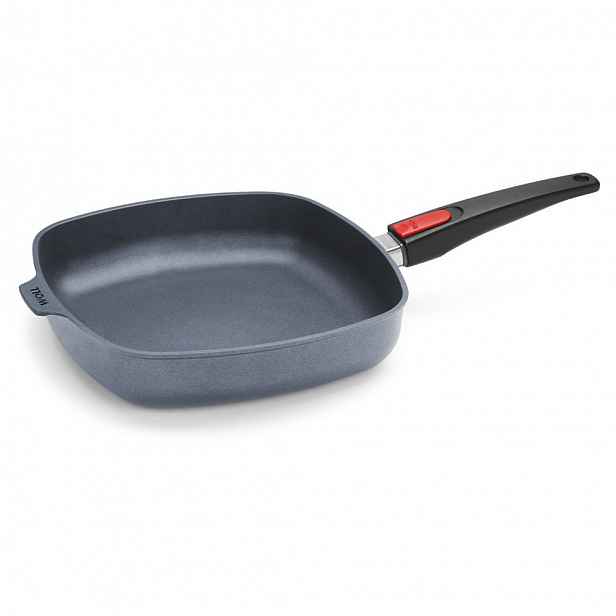 Nepřilnavá pánev Woll Diamond Lite s odnímatelnou rukojetí, čtvercová, 28 x 28 cm