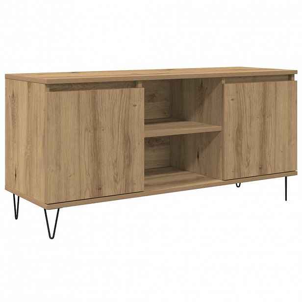 vidaXL Televizní skříň 104 x 35 x 50 cm Artisanový dub