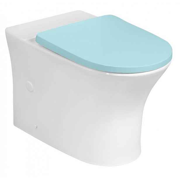 Bruckner - LEON WC kombi mísa, Rimless, 61,5x37cm, spodní/zadní odpad, bílá 201.421.4
