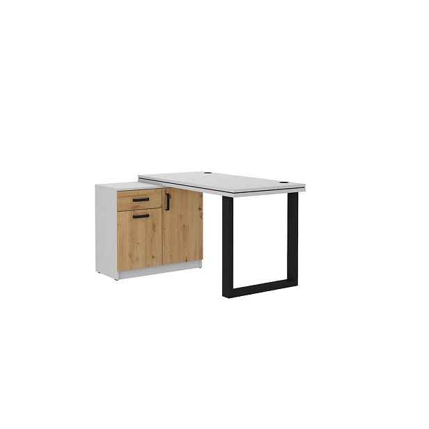 MASSENO PSACÍ STŮL MALTESA, 138x67x78,1 cm, šedý