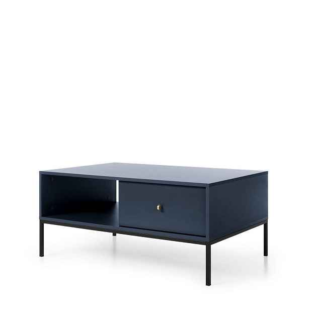 MASSENO KONFERENČNÍ STOLEK MONDO, 103,5/46,2/68 cm, modrý