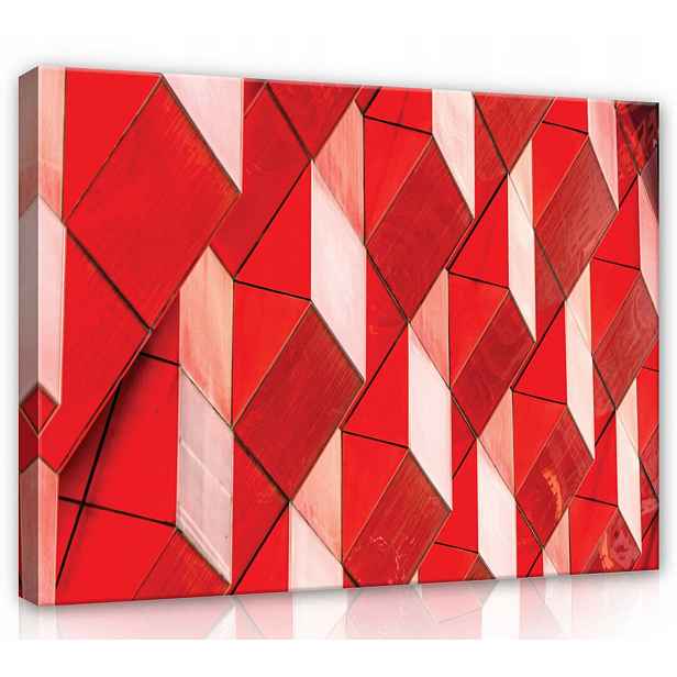 Obraz Na Plátně Plátno 70x50 Abstrakce 3D Geometrie Tvary Objemy