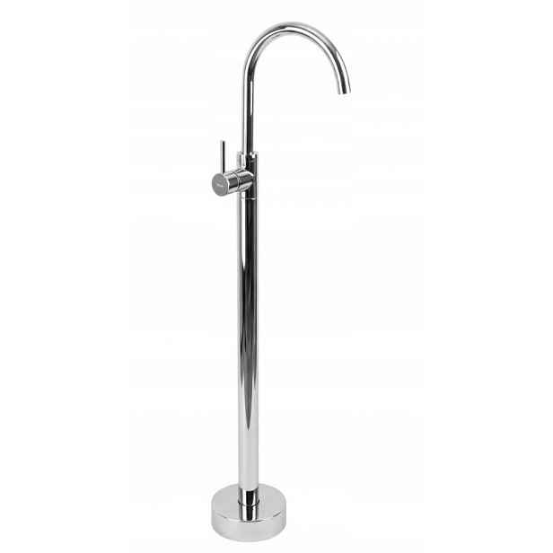 Podlahová Umyvadlová Baterie Lungo Chrom Elegantní Moderní Design Rea