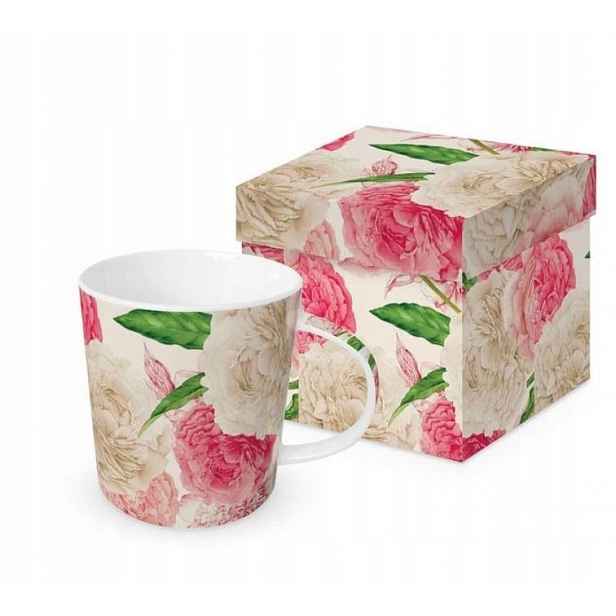 Porcelánový Hrnek Pivoňky 350ML