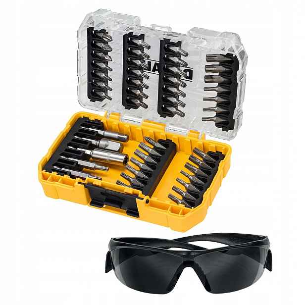 Sada úderových bitů s brýlemi DeWALT DT70704 Xr, kazeta 47ks