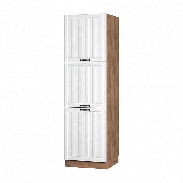 Vicco VYSOKÁ SKŘÍŇ Fame-Line, Bílý venkovský dům/Zlatý mocný dub, 60 cm