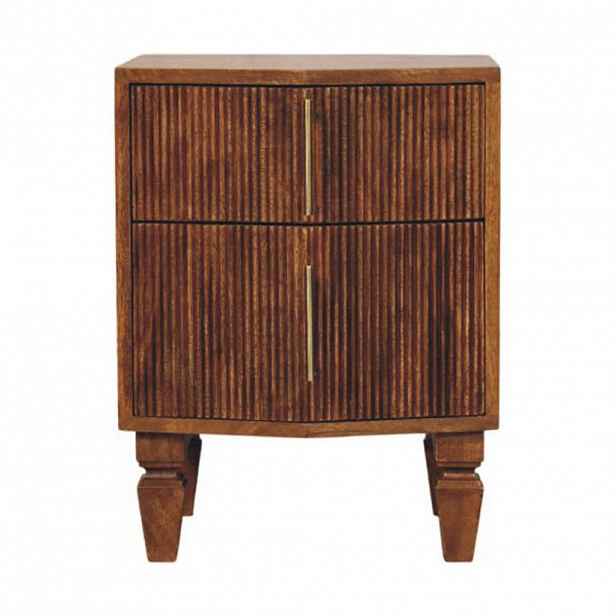 Artisan Furniture KONSOLA Odyssey v dubovém provedení, 1 zásuvka, béžová