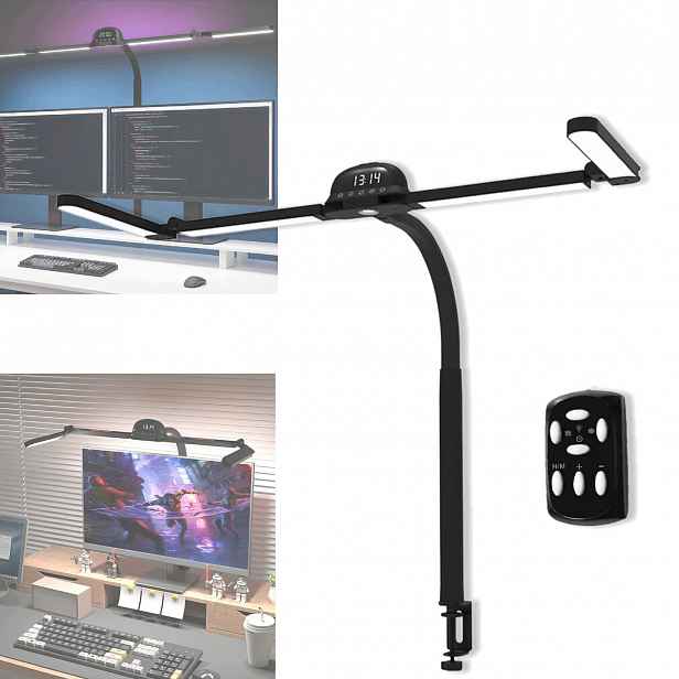 Rgb Led Stolní Lampa S Pohybovým Senzorem, Nastavitelná, Školní Výuka Práce