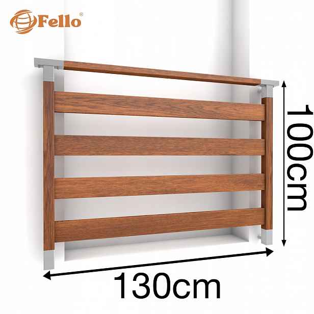 CLASSIC4 Francouzský balkon 130 cm Balustrada