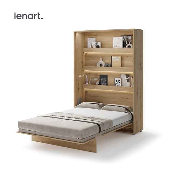 Dig-net nábytek Sklápěcí postel Lenart BED CONCEPT BC-01 dub artisan | 140 x 200 cm