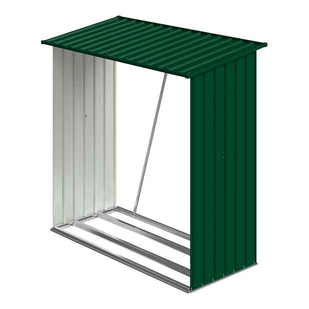 Parkside® Regál na palivové dřevo, 164 x 84 x 157 cm (zelená)